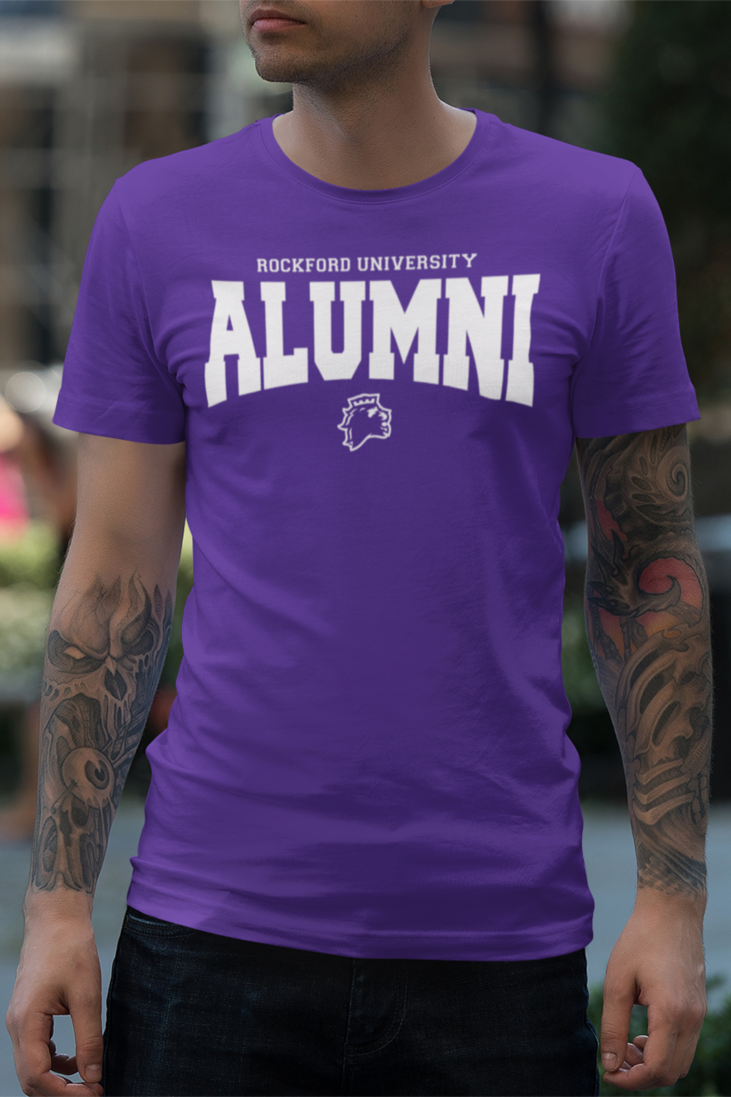 Alumni Lion Head T Shirt