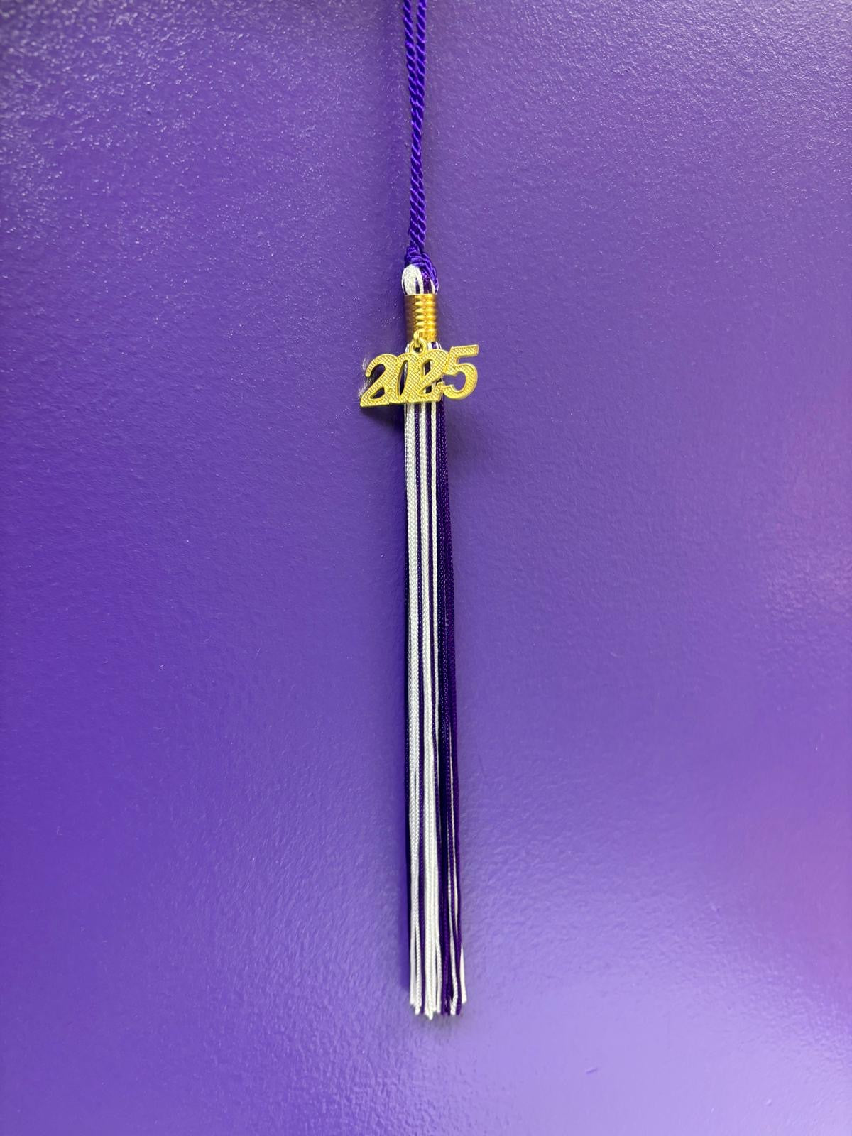 Souvenir Purple/White Tassel Year 25