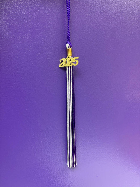 Souvenir Purple/White Tassel Year 25