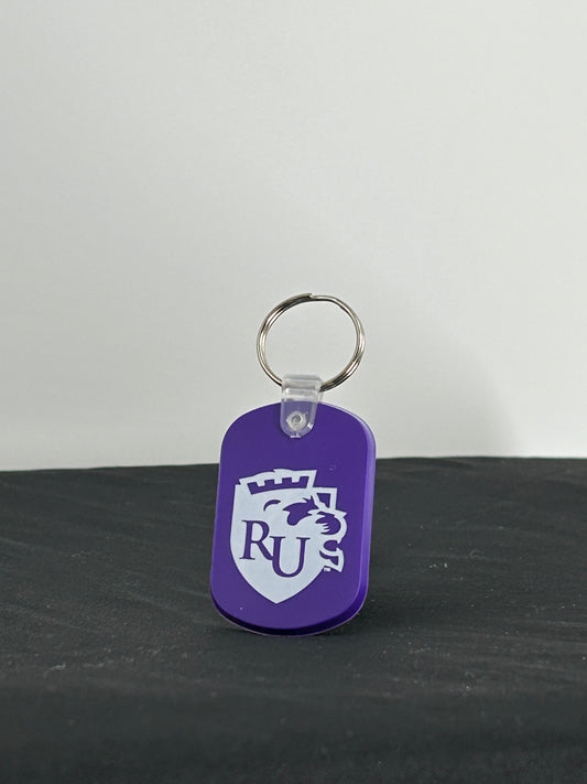 RU Shield Plastic Keychain