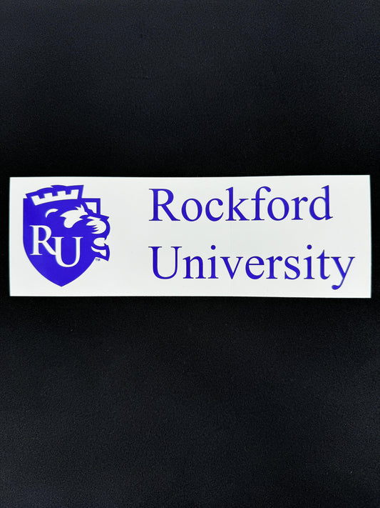 Rockford University Sticker