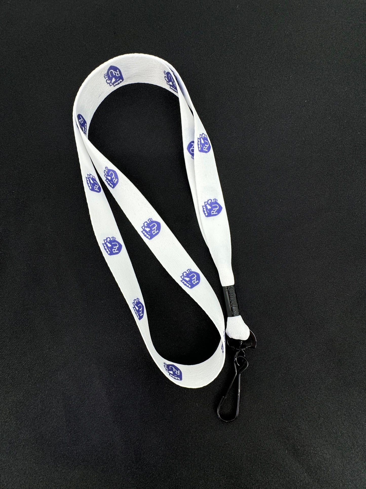 RU Shield White Lanyard